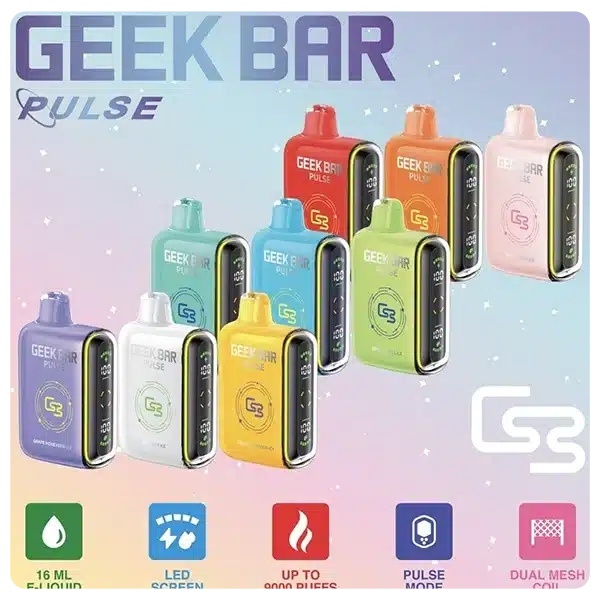 拋棄式電子煙Geek Bar Pulse 15000口 雙模